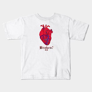 Broken Hearted? Kids T-Shirt